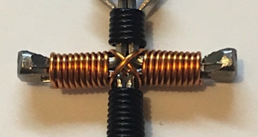2 Color - Cross Zipper Pull (20g)